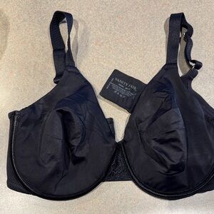 Vanity Fair Elegant Black Full Coverage Bra